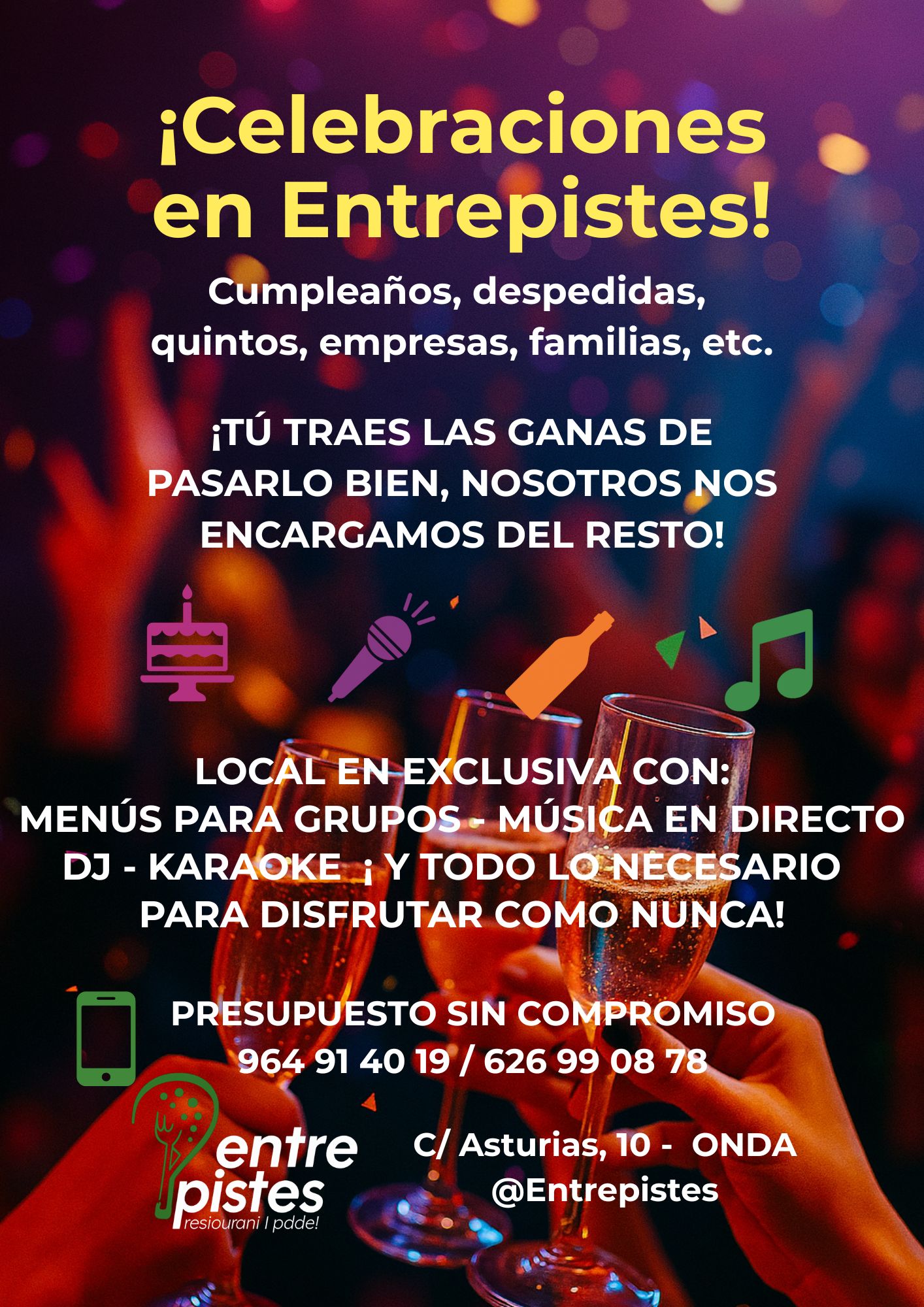 Fiestas y celebraciones - Entrepistes Fiestas y celebraciones